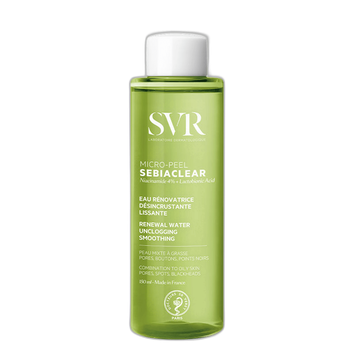 SVR SEBIACLEAR MICRO-PEEL WATER 150 ml şişeMakyaj Temizleme Suyu & Sütü & KöpüğüYONCA KOZMETİK1MST-14689SVR SEBIACLEAR MICRO-PEEL WATER 150 ml şişe