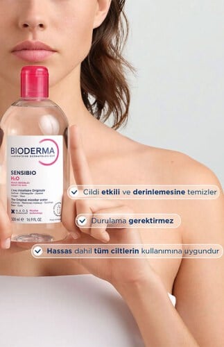 Temizleyici|Cilt BakımNAOS İSTANBULH2Q5002Lİ Bioderma Sensibio H2O 500 ml – İkili