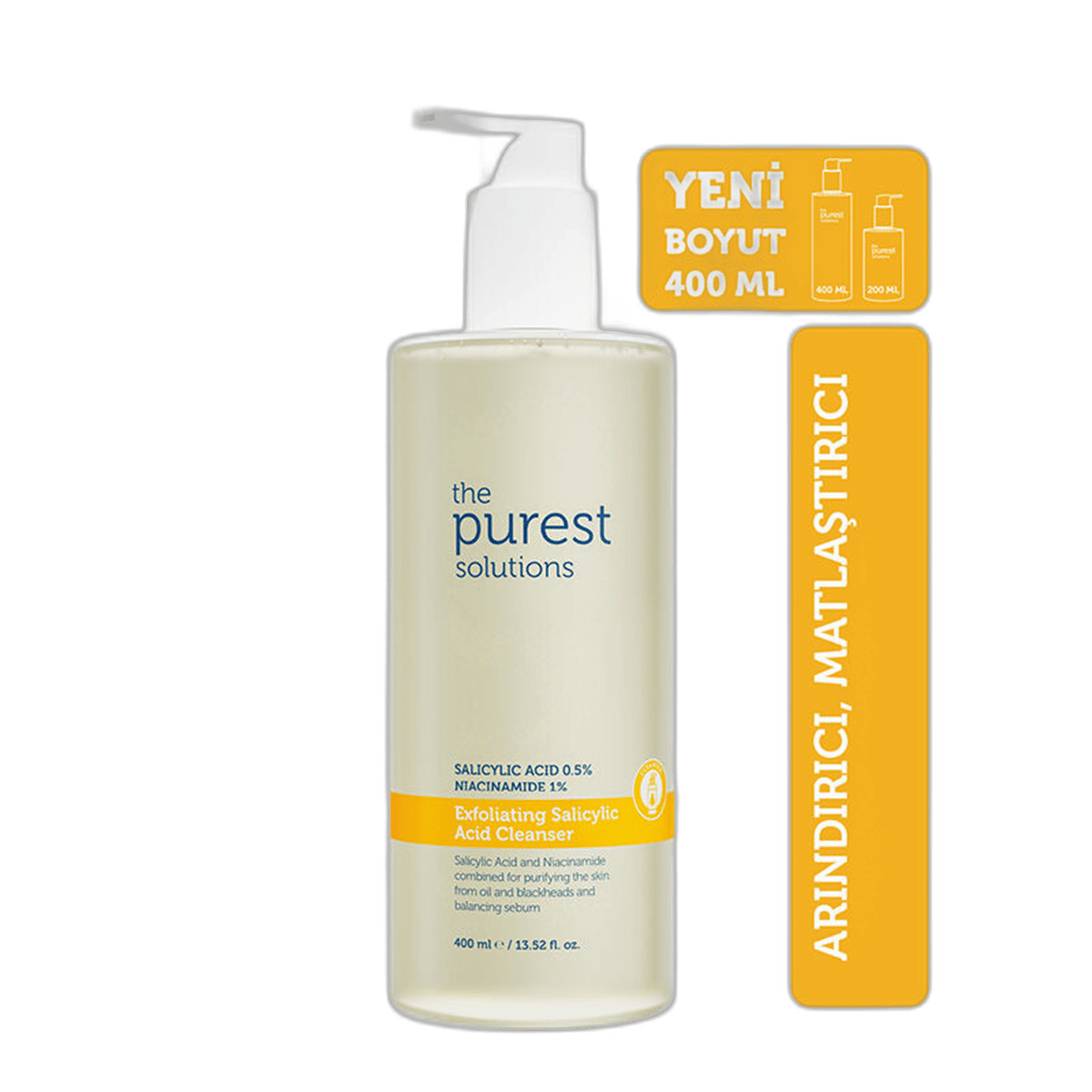 THE PUREST SOLUTIONS SIVILCE VE SIYAH NOKTA KARSITI YAGLI VE KARMA CILTLER ICIN SALISILIK ASIT ARINDIRICI TEMIZLEME JELI 400 ml şişeYüz JeliEVLY1MST-13639THE PUREST SOLUTIONS SIVILCE VE SIYAH NOKTA KARSITI YAGLI VE KARMA CILTLER ICIN SALISILIK ASIT ARINDIRICI TEMIZLEME JELI 400 ml şişe