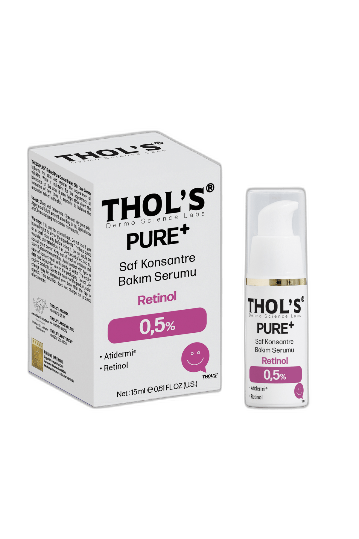 THOLS PURE ACNETHOL BAKIM SERUMU 15 ml şişeYüz SerumuALMEDİKO1MST-14122THOLS PURE ACNETHOL BAKIM SERUMU 15 ml şişe