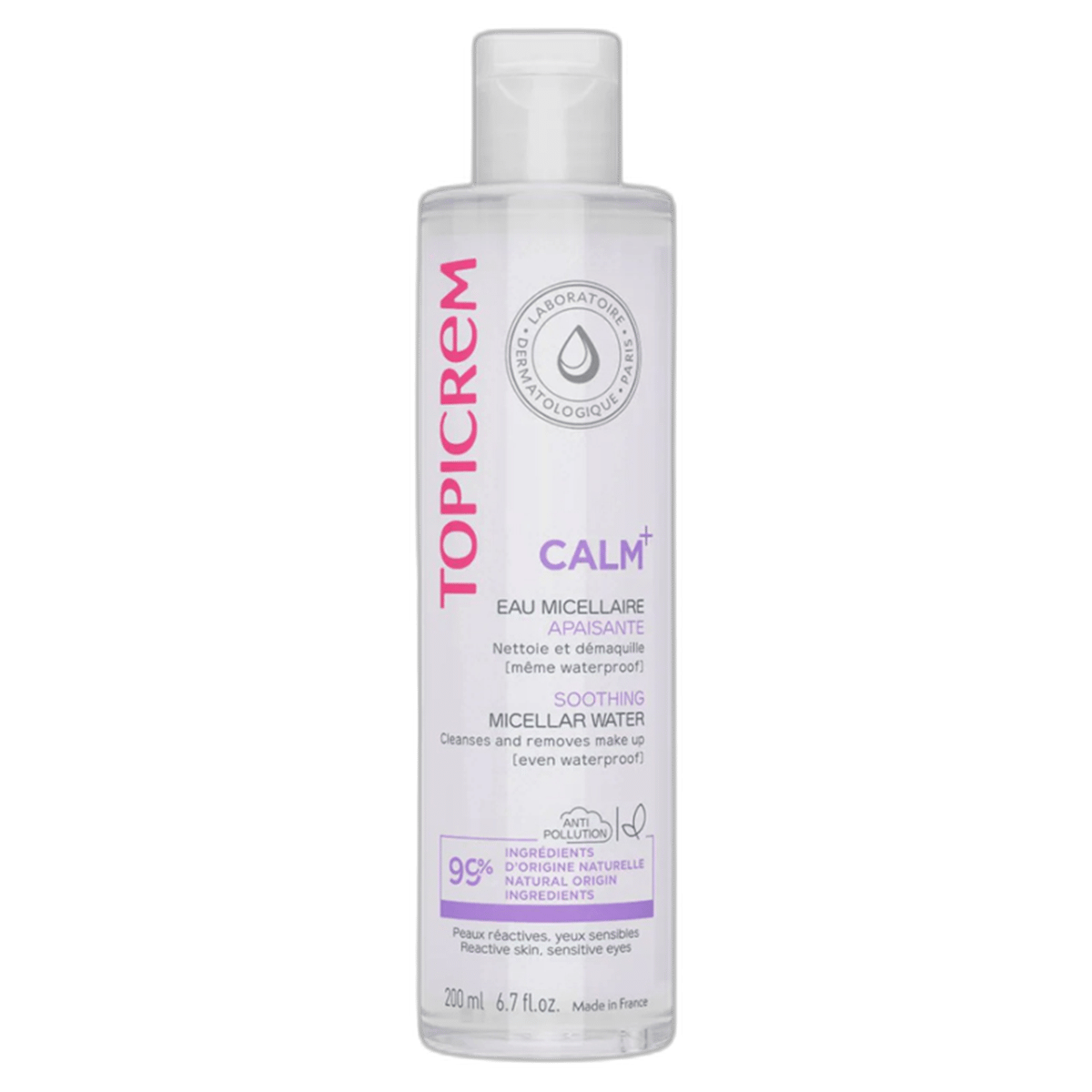 TOPICREM CALM+ SOOTHING MICELLAR WATER 200 ml şişeMakyaj Temizleme Suyu & Sütü & KöpüğüYONCA KOZMETİK1MST-12047TOPICREM CALM+ SOOTHING MICELLAR WATER 200 ml şişe