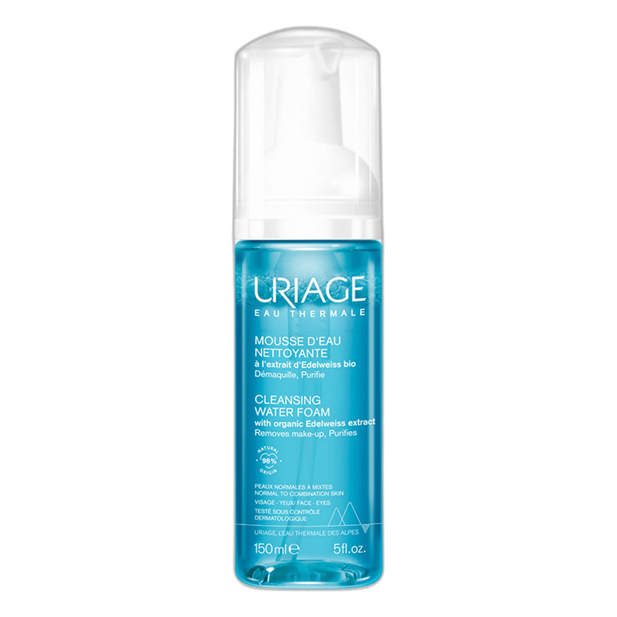 URIAGE CLEANSING WATER FOAM 150 ml şişeYüz KöpüğüTE-HA KOZMETİK1MST-12177URIAGE CLEANSING WATER FOAM 150 ml şişe