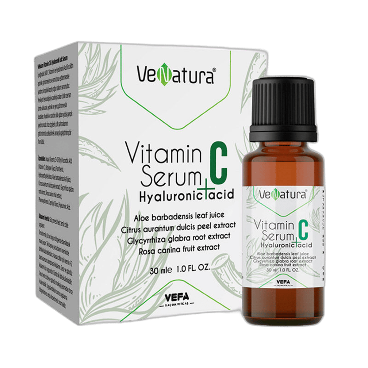 VENATURA VITAMIN C HYALURONIC ASIT SERUM 30 ml şişeYüz SerumuVEFA1MST-13895VENATURA VITAMIN C HYALURONIC ASIT SERUM 30 ml şişe
