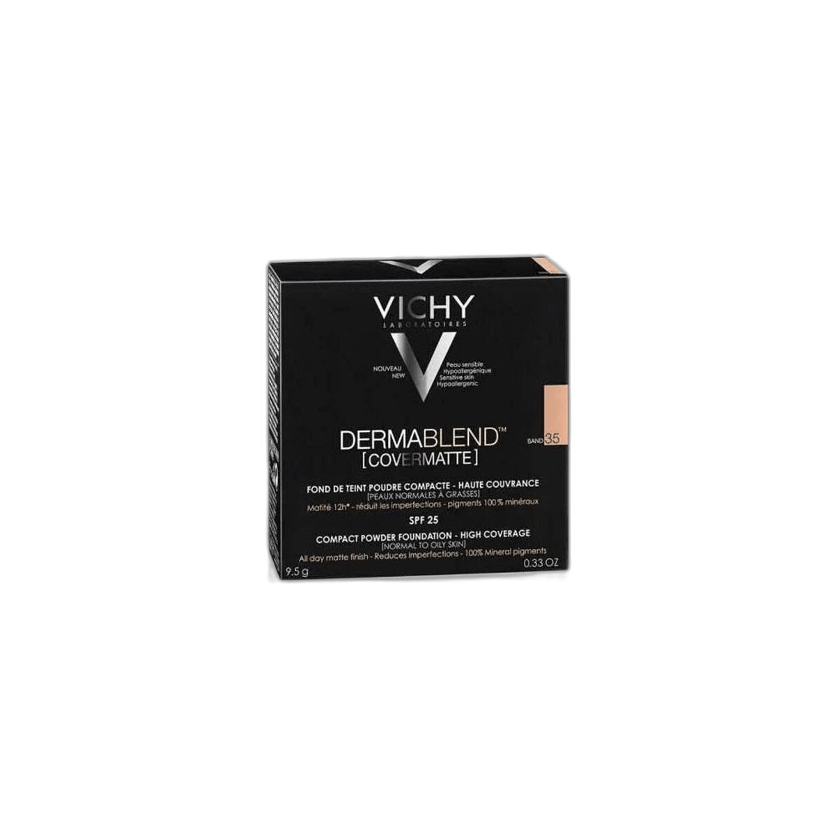 VICHY DERMABLEND COVERMATTE COMPACT 25 9,5 g kutuFondöten & Bb-cc KremLOREAL1MST-14470VICHY DERMABLEND COVERMATTE COMPACT 25 9,5 g kutu