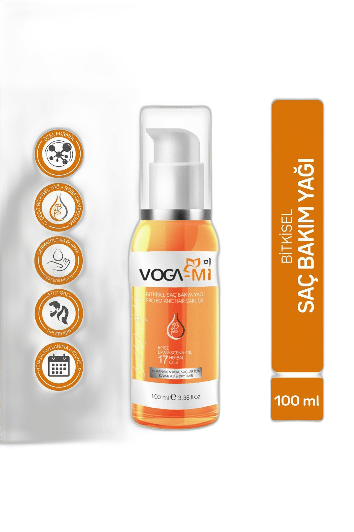 VOGA-MI BITKISEL SAC BAKIM YAGI 100 ml şişeSaç Bakım YağıABK GLOBAL İLAÇ1MST-9780VOGA-MI BITKISEL SAC BAKIM YAGI 100 ml şişe