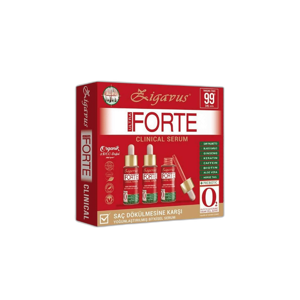 ZIGAVUS ULTRA FORTE CLINICAL SAC SERUMU 3x15 ml şişeSaç SerumuST SAĞLIK1MST-10024ZIGAVUS ULTRA FORTE CLINICAL SAC SERUMU 3x15 ml şişe