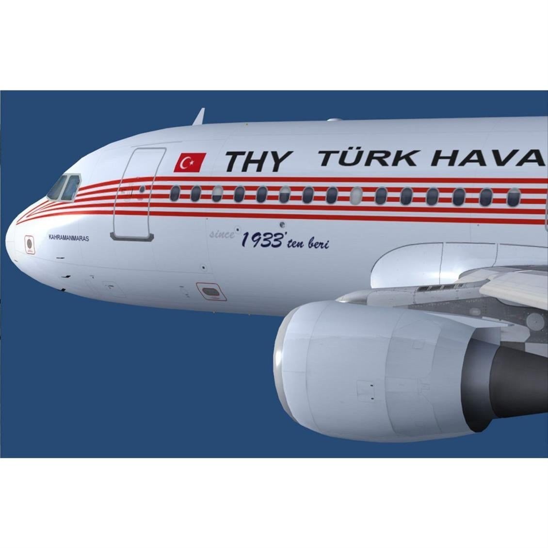 144108 1/144 Ölçek, Thy Aırbus A-320 Decal