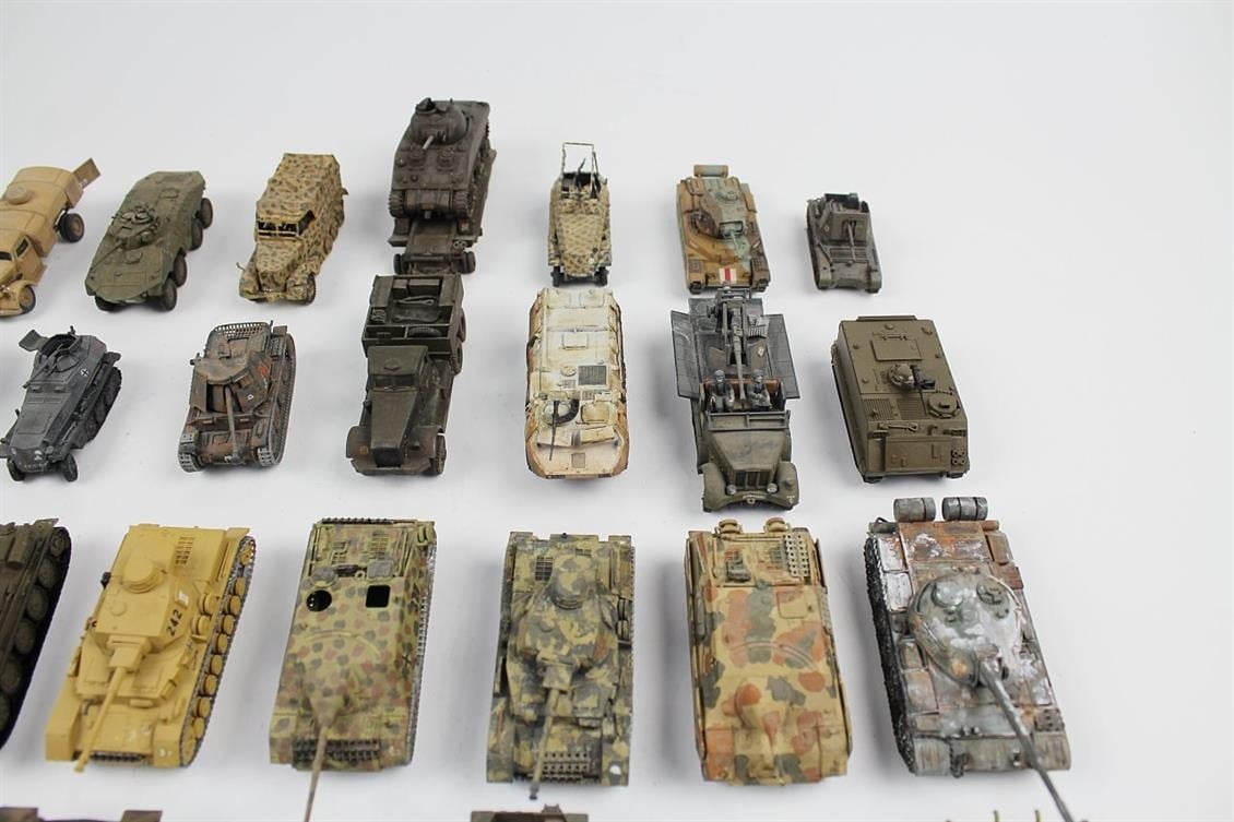 1/72 Ölçek, Muhtelif Askeri Araç Yapılmış Plastik Maketleri