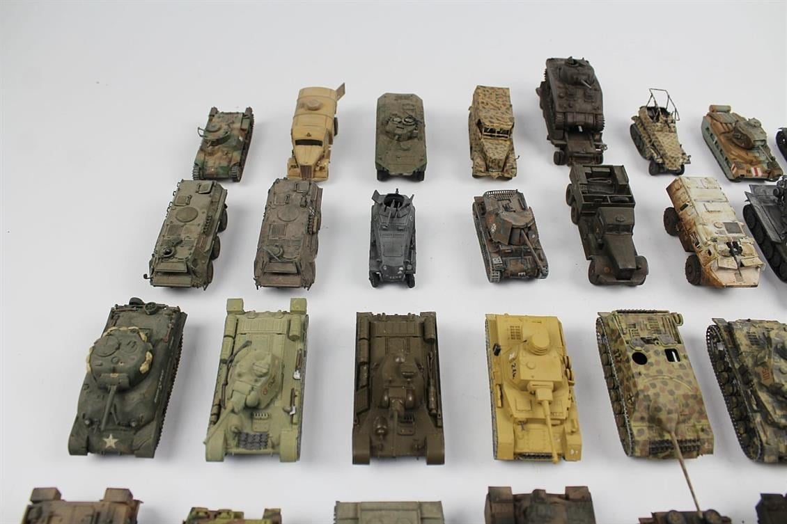 1/72 Ölçek, Muhtelif Askeri Araç Yapılmış Plastik Maketleri