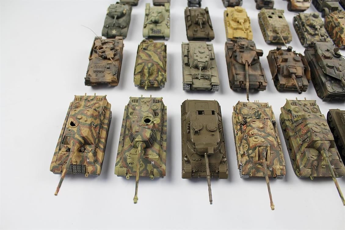 1/72 Ölçek, Muhtelif Askeri Araç Yapılmış Plastik Maketleri
