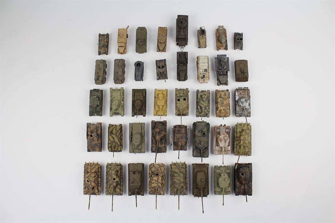 1/72 Ölçek, Muhtelif Askeri Araç Yapılmış Plastik Maketleri
