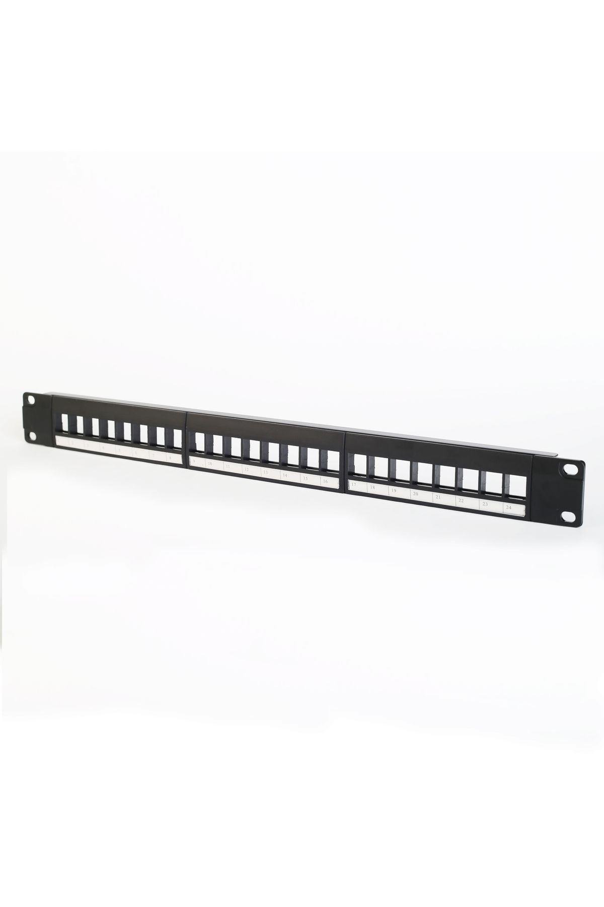 24 Port Cat6 Utp Patch Panel (Boş)