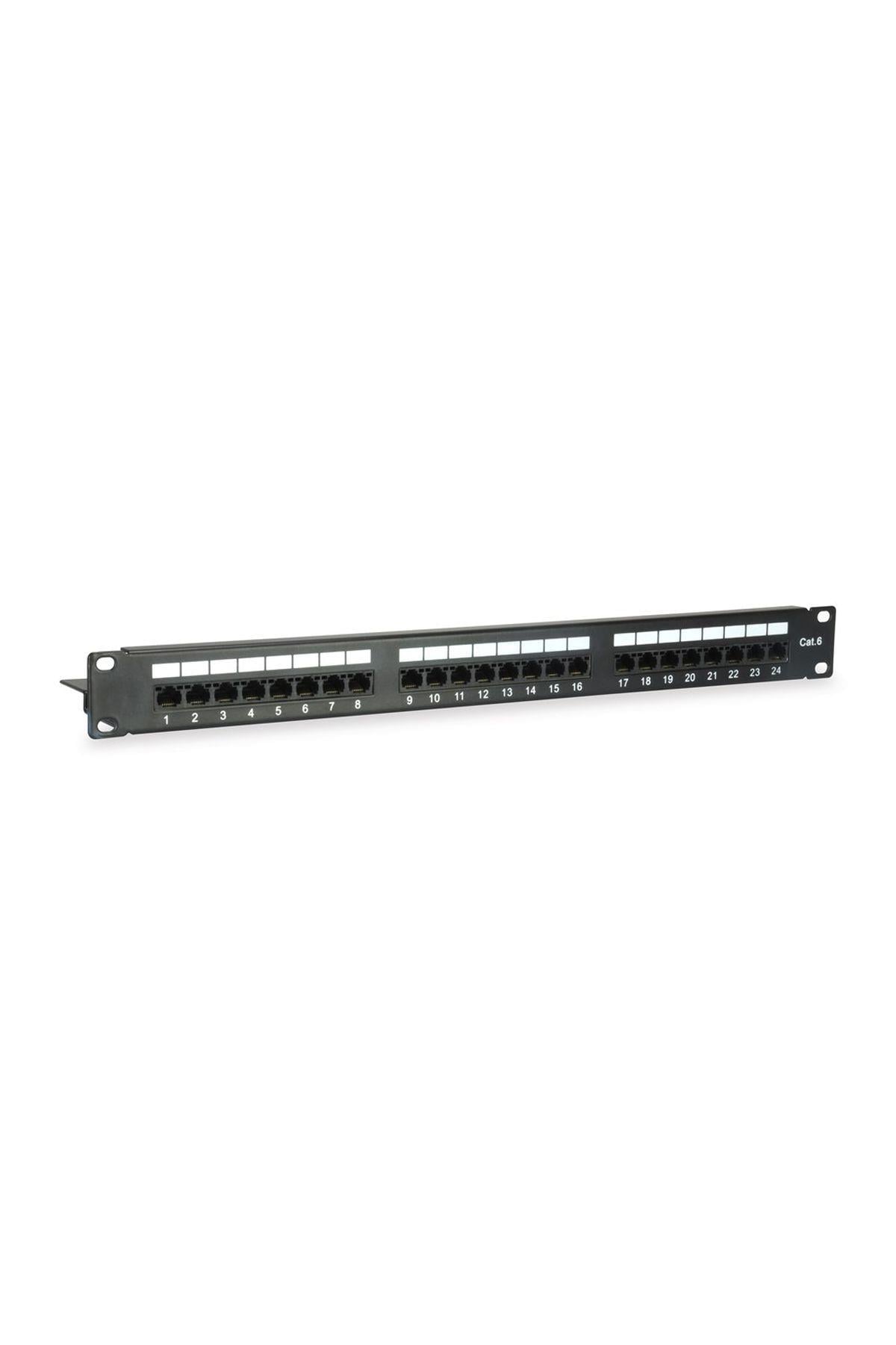24 Port Cat6 Utp Patch Panel (Dolu)