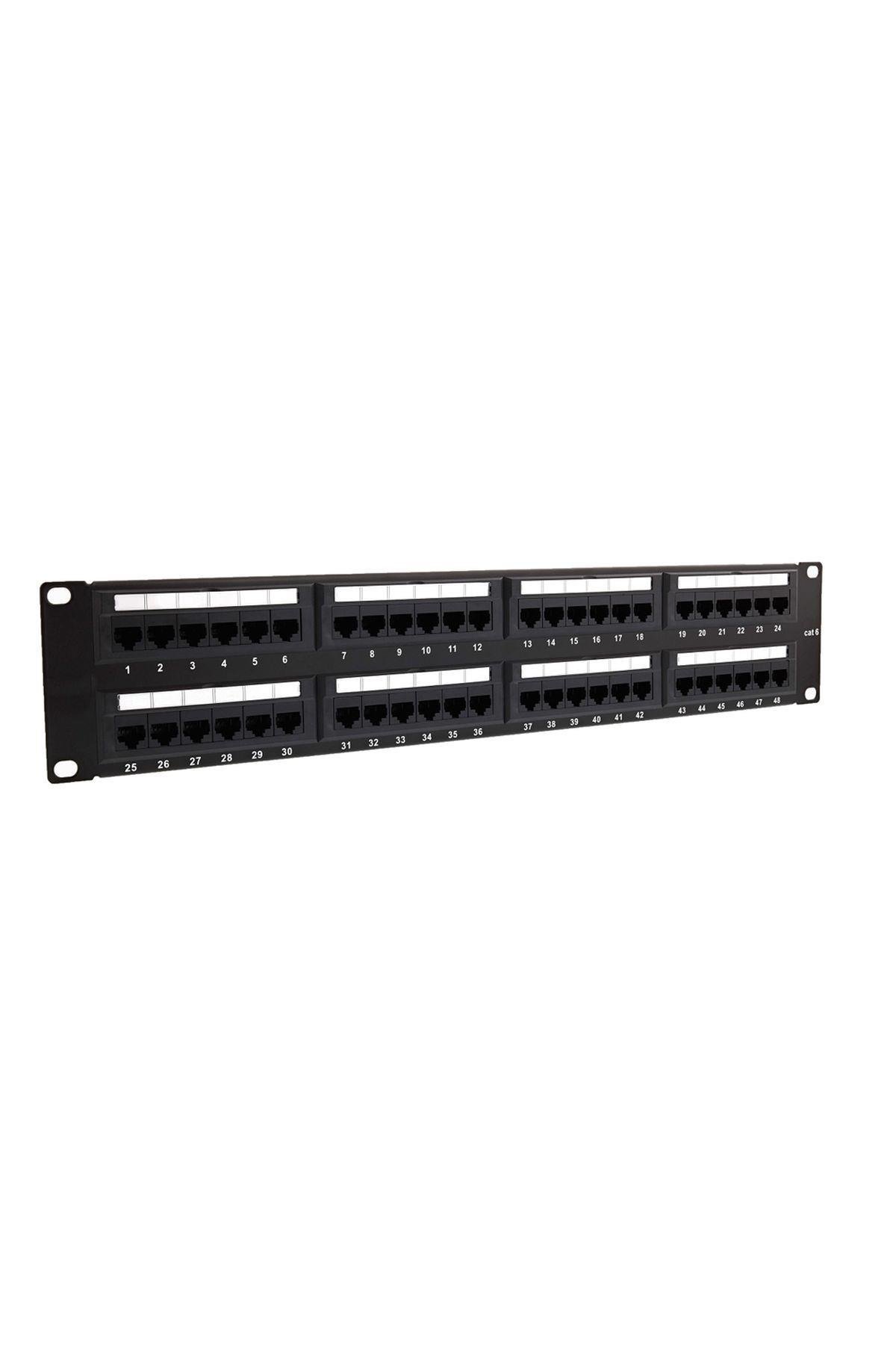 48 Port Cat6 Utp Patch Panel (Dolu)