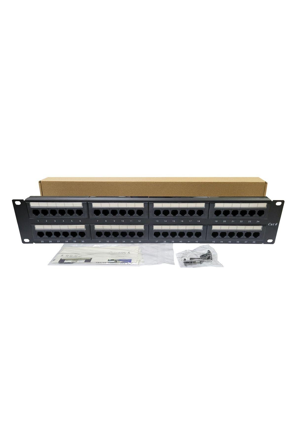 48 Port Cat6 Utp Patch Panel (Dolu)