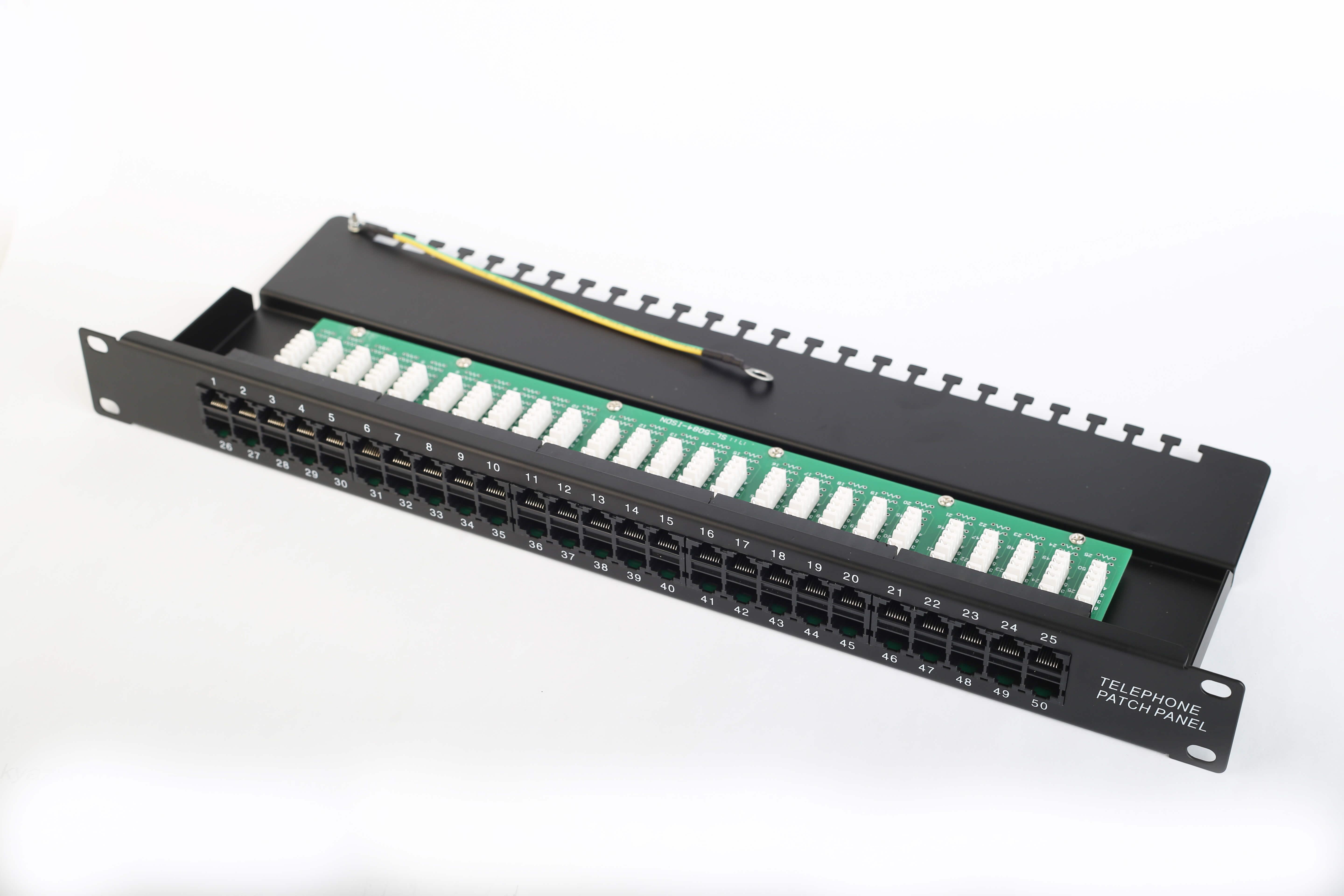 50 Port Isdn Telefon Patch Panel