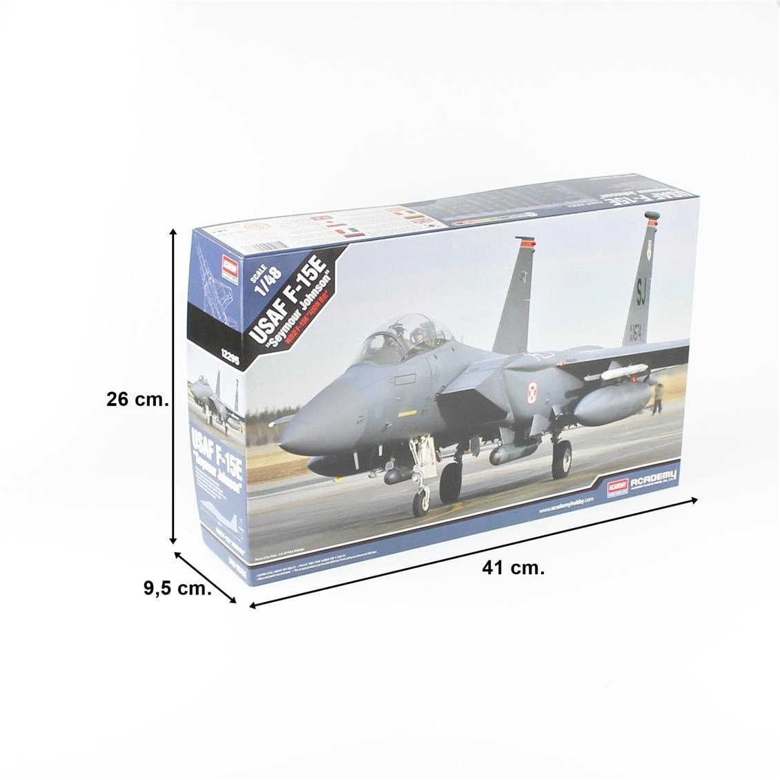 Academy 12295 1/48 Ölçek, USAF F-15E (Seymour Johnson) Savaş Uçağı, Plastik Model Kiti