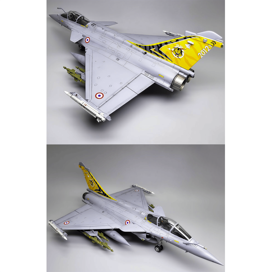 Academy 12346 1/48 Ölçek, Dassault Rafale C (EC 1/7 Provence 2012) Savaş Uçağı, Plastik Model Kiti