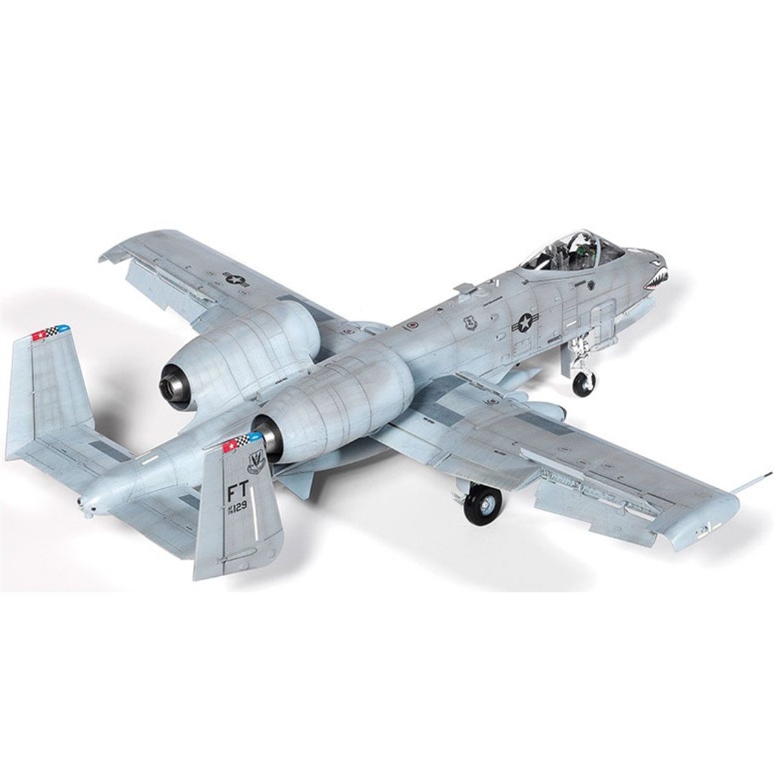 Academy 12348 1/48 USAF A-10C (75th FS Flying Tigers) Savaş Uçağı, Plastik Model Kiti