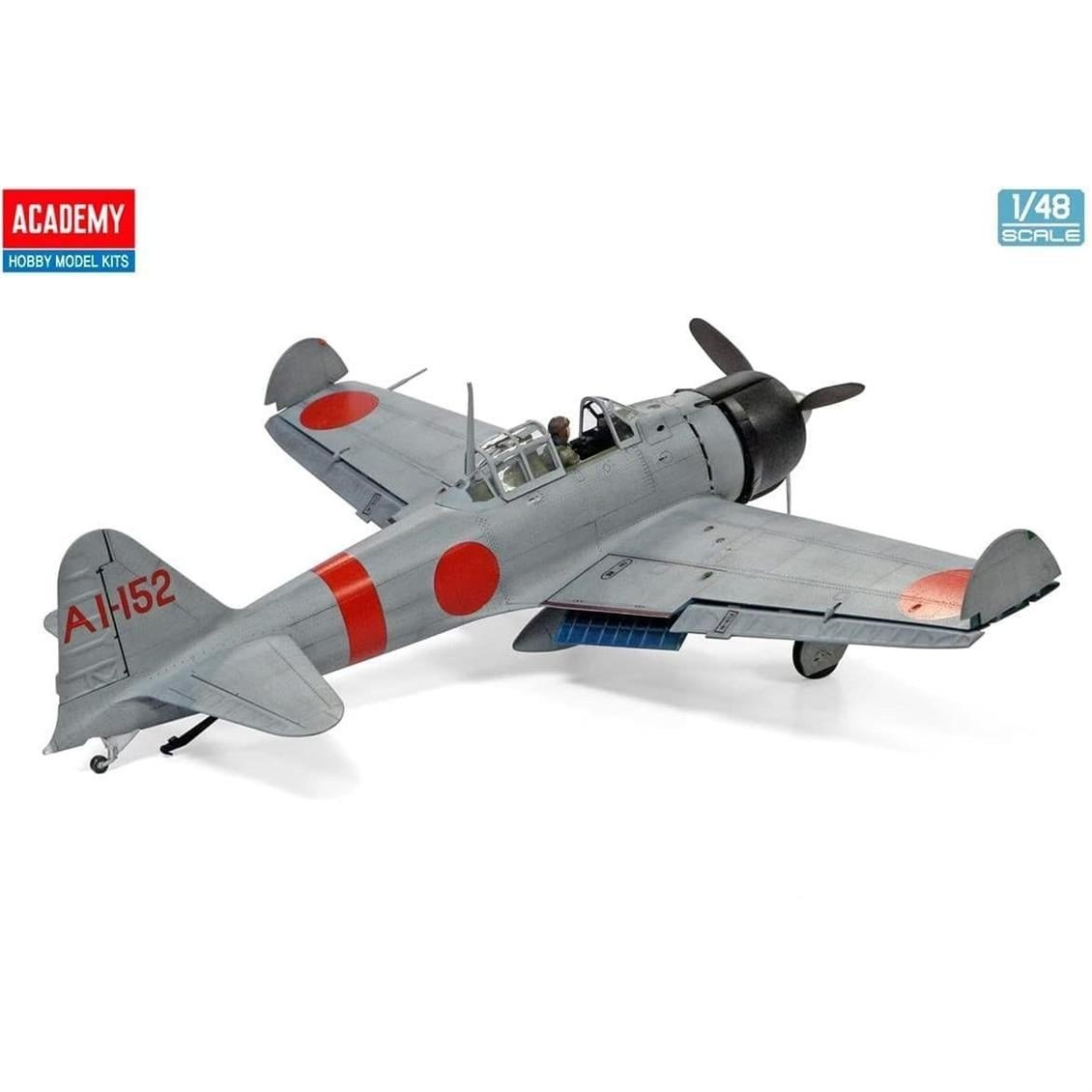 Academy 12352 1/48 Ölçek, Mitsubishi A6M2b Zero Fighter Model 21 Savaş Uçağı, Plastik Model Kiti
