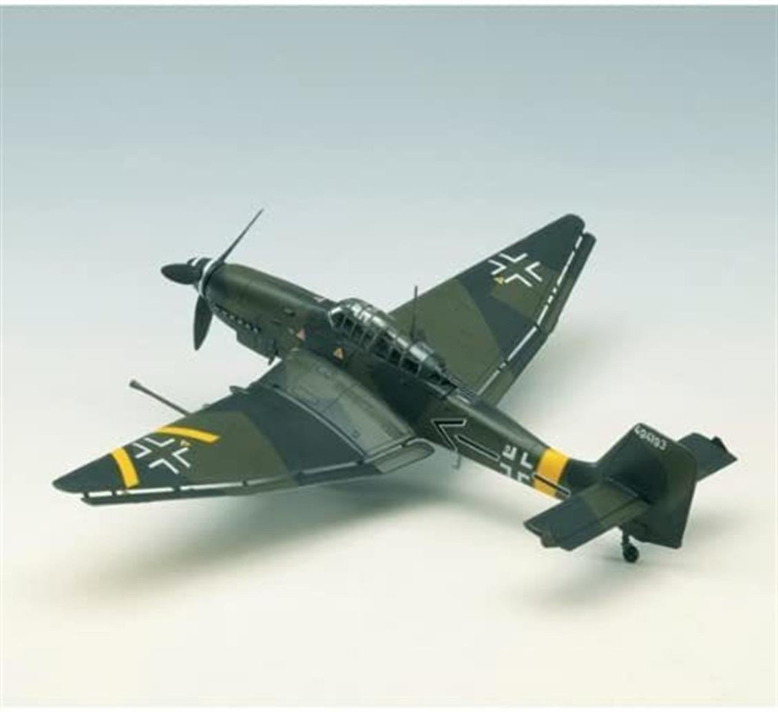 Academy 12404 1/72 Ölçek, Ju 87G-2 Stuka (Kanonen Vogel) Savaş Uçağı, Plastik Model Kiti