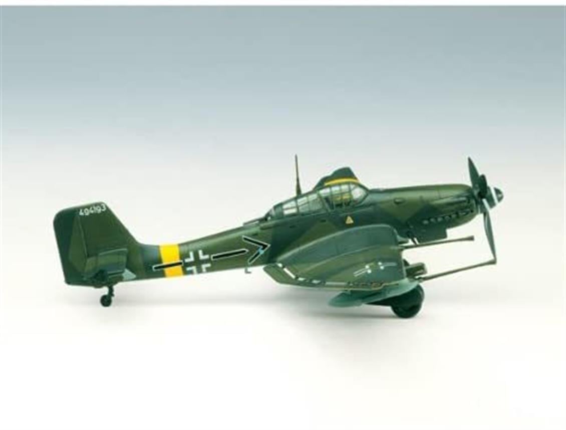 Academy 12404 1/72 Ölçek, Ju 87G-2 Stuka (Kanonen Vogel) Savaş Uçağı, Plastik Model Kiti