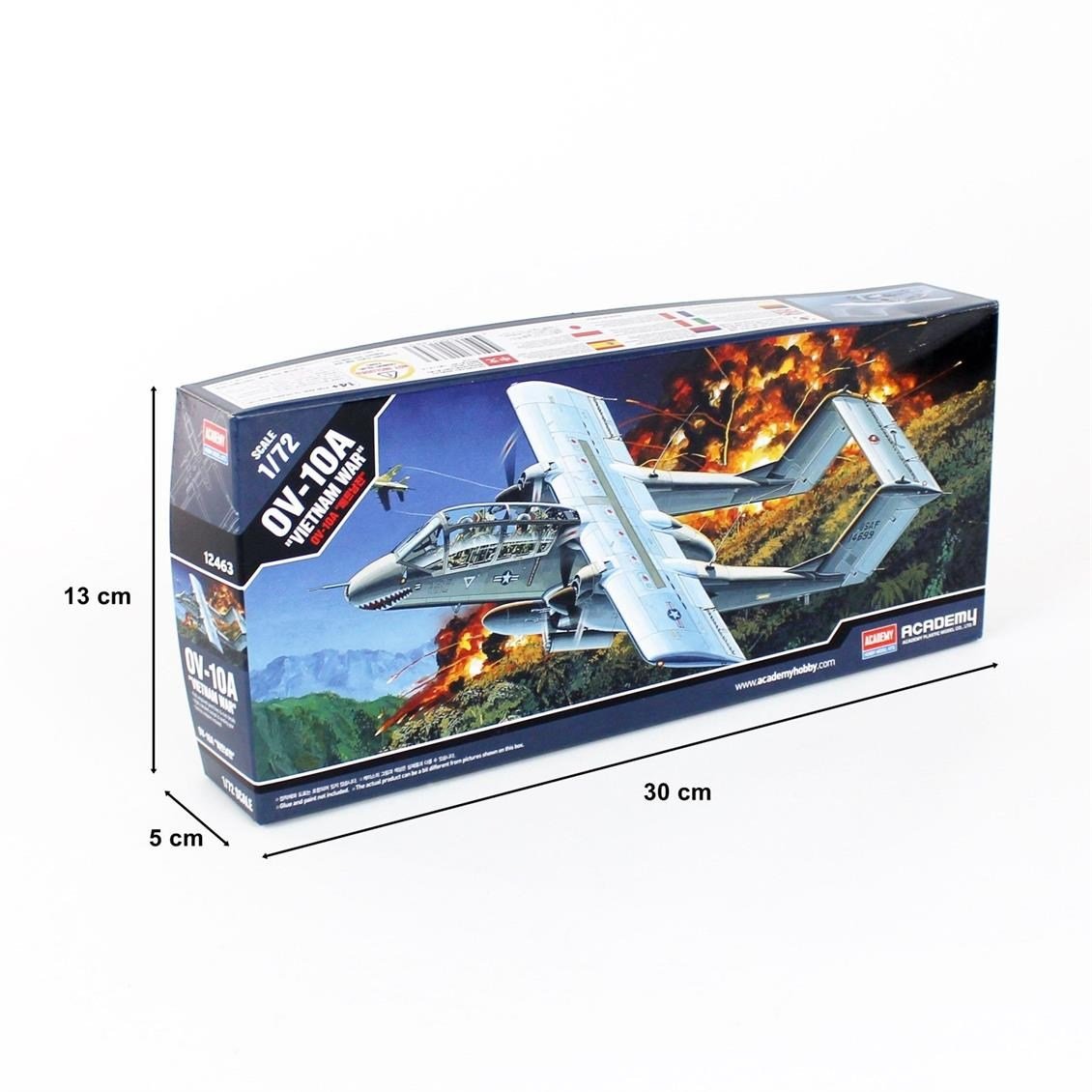 Academy 12463 1/72 Ölçek, OV-10 Bronco Savaş Uçağı, Plastik Model Kiti