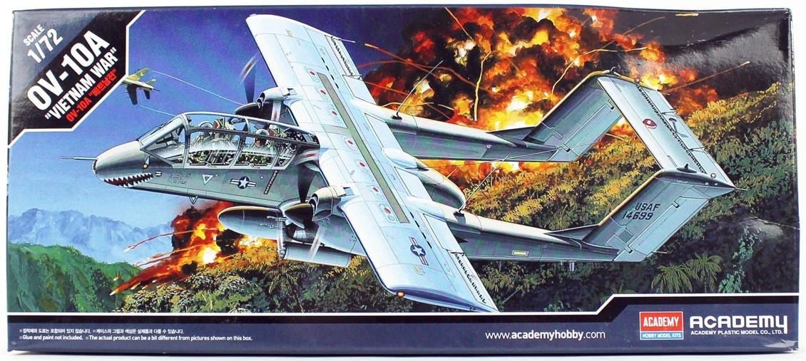 Academy 12463 1/72 Ölçek, OV-10 Bronco Savaş Uçağı, Plastik Model Kiti