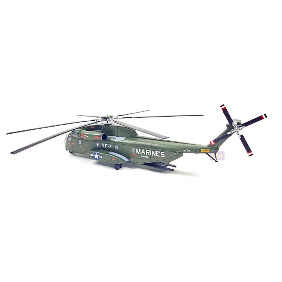 Academy 12575 1/72 Ölçek, USMC CH-53D Sea Stallion Askeri Helikopter, Plastik Model Kiti