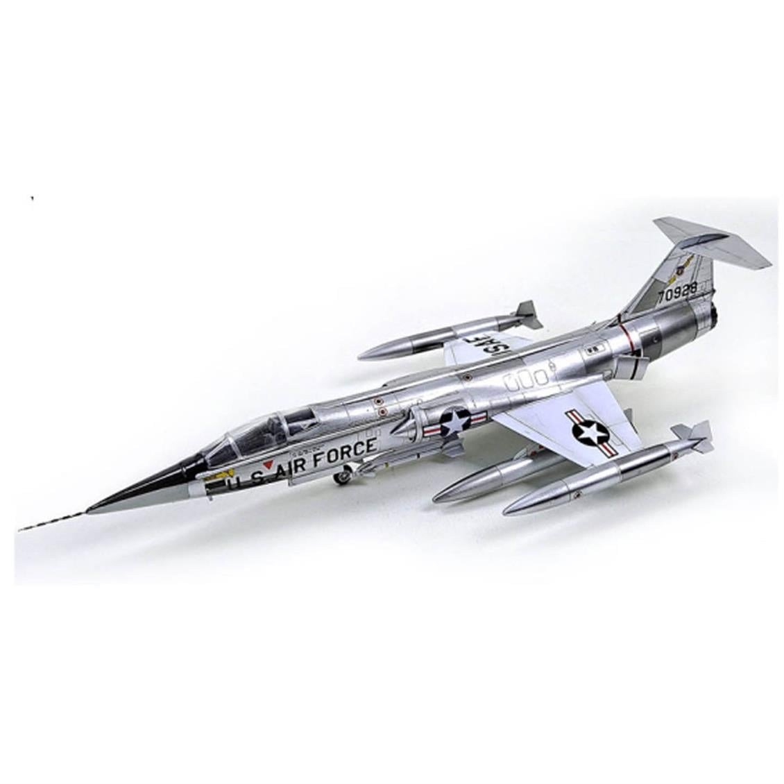Academy 12576 1/72 Ölçek, USAF F-104C (Vietnam Savaşı) Savaş Uçağı, Plastik Model Kiti