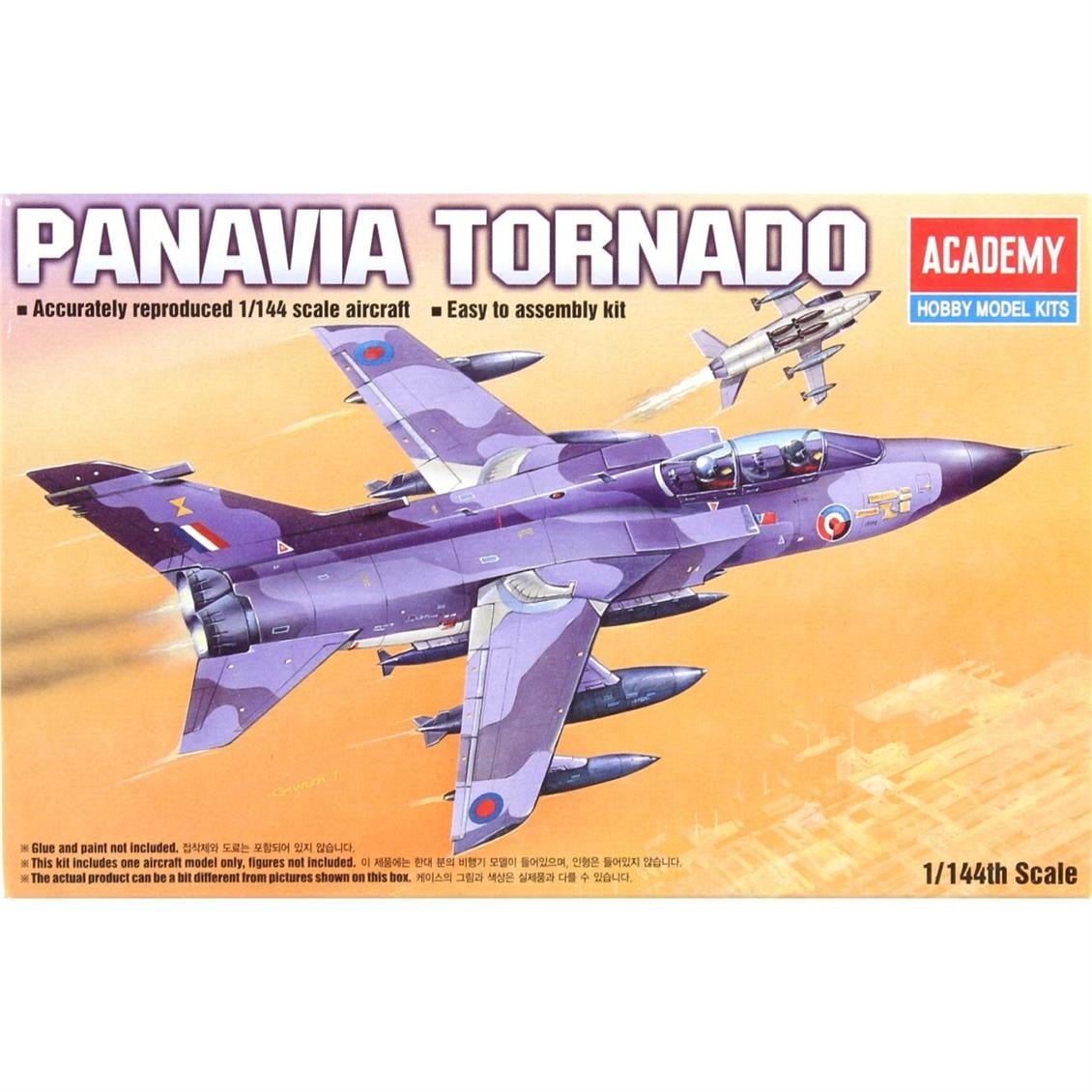 Academy 12607 1/144 Ölçek,  Panavia Tornado Savaş Uçağı, Plastik Model Kiti