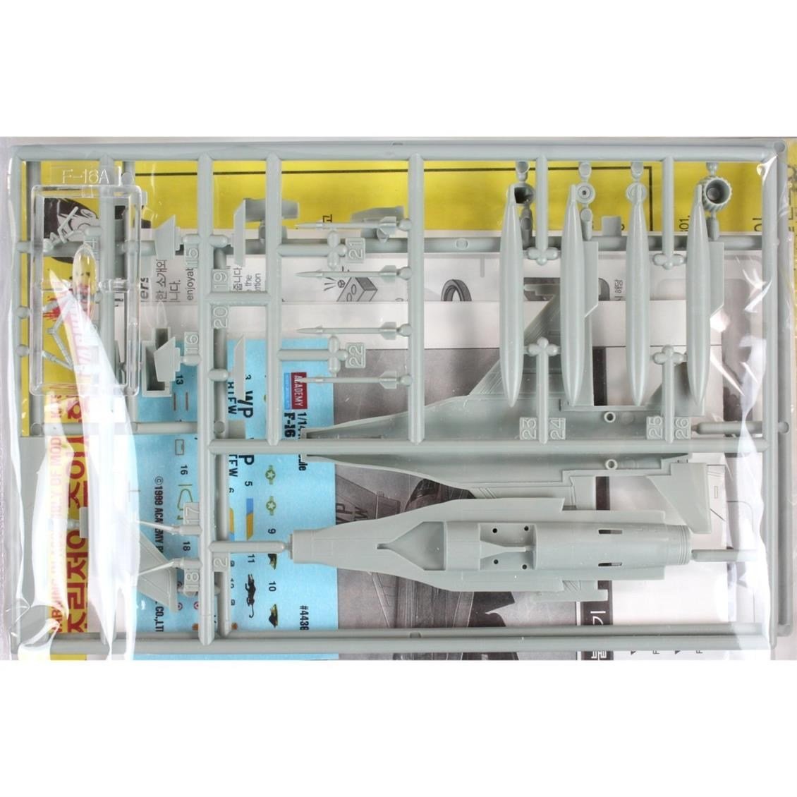 Academy 12610 1/144 Ölçek, F-16 Fighting Falcon Savaş Uçağı, Plastik Model Kiti