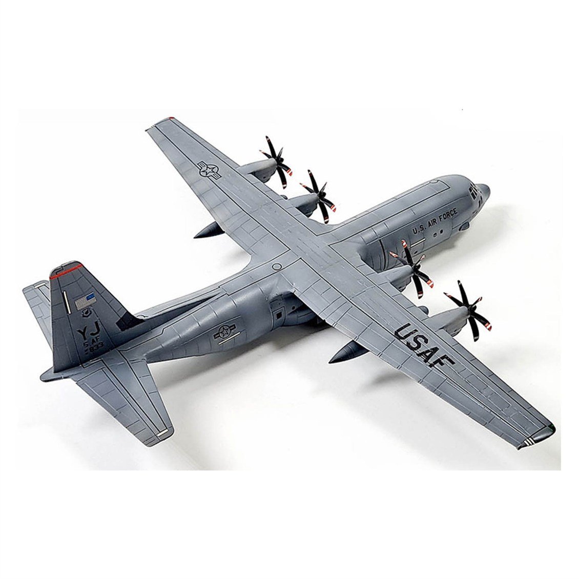 Academy 12631 1/144 C-130J-30 Super Hercules Askeri Nakliye Uçağı, Plastik Model Kiti