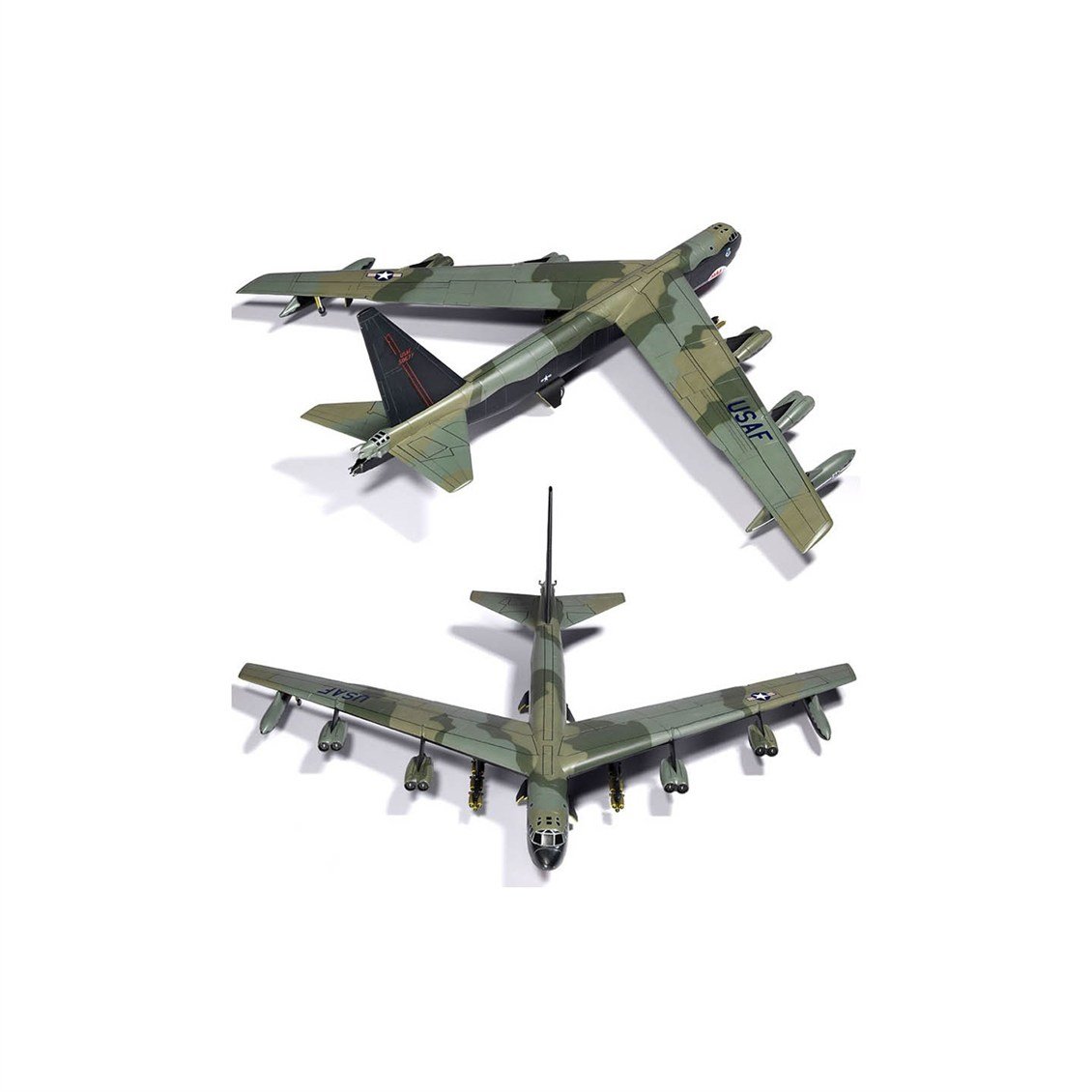 Academy 12632 1/144 B-52D Stratofortress Bombardıman Uçağı, Plastik Model Kiti
