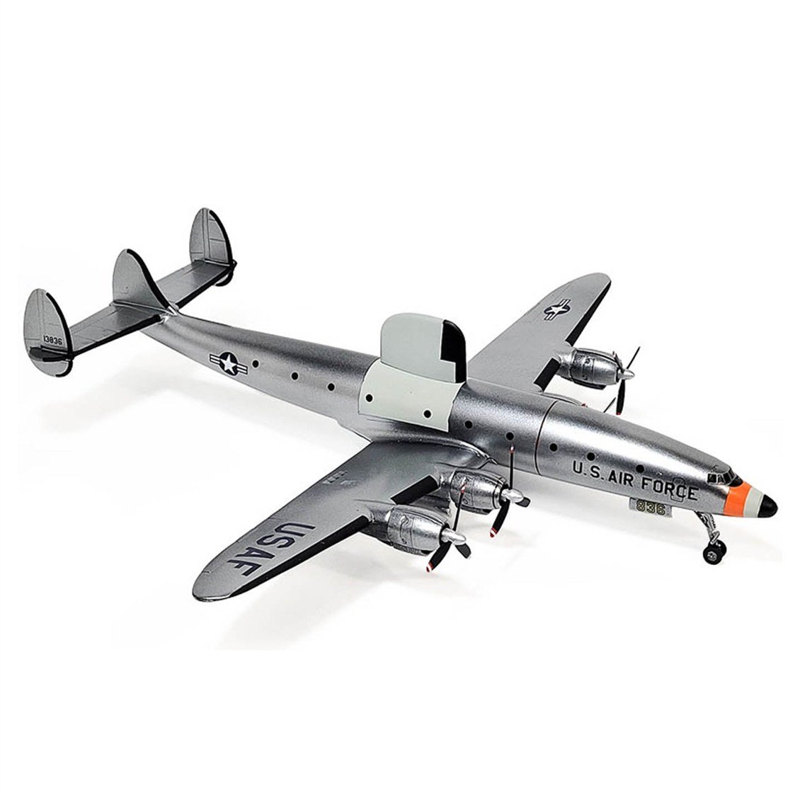 Academy 12637 1/144 USAF EC-121 Warning Star, Erken Uyarı ve Kontrol Uçağı, Plastik Model Kiti