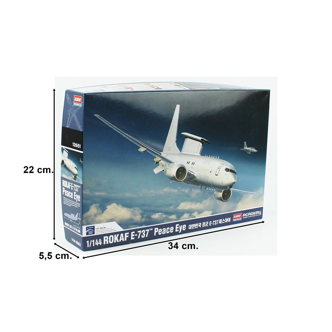 Academy 12651 1/144 ROKAF E-737 Peace Eye, Erken Uyarı ve Kontrol Uçağı, Plastik Model Kiti