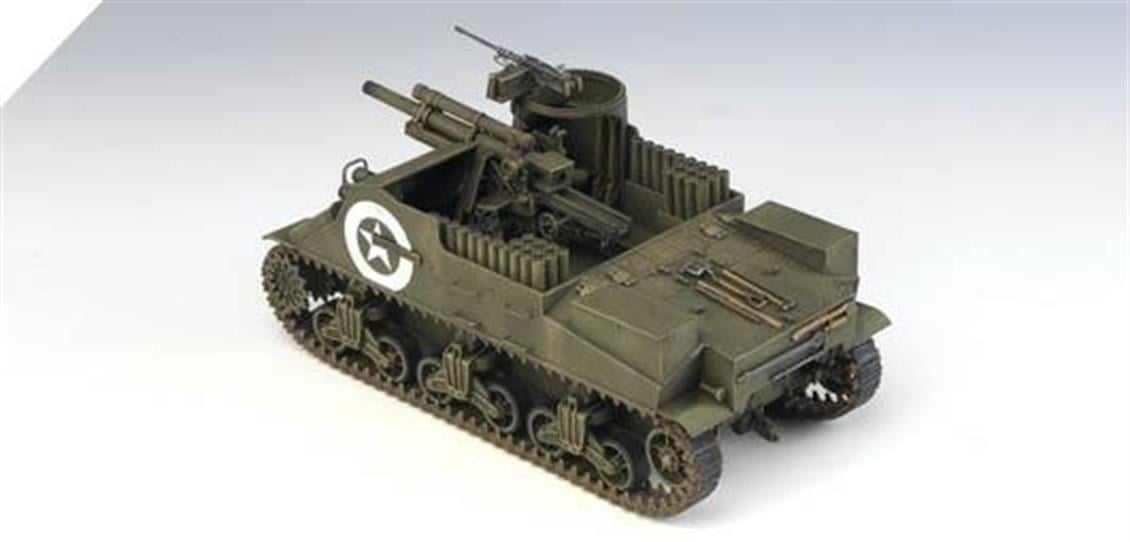 Academy 13210 1/35 Ölçek, M7 Priest Tank, Plastik Model Kiti