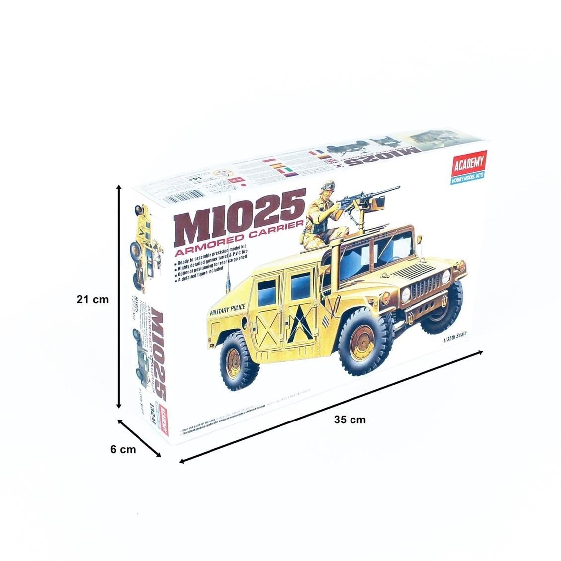 Academy 13241 1/35 Ölçek, M-1025 Amerikan Zırhlı Personel Taşıyıcı, Plastik Model Kiti