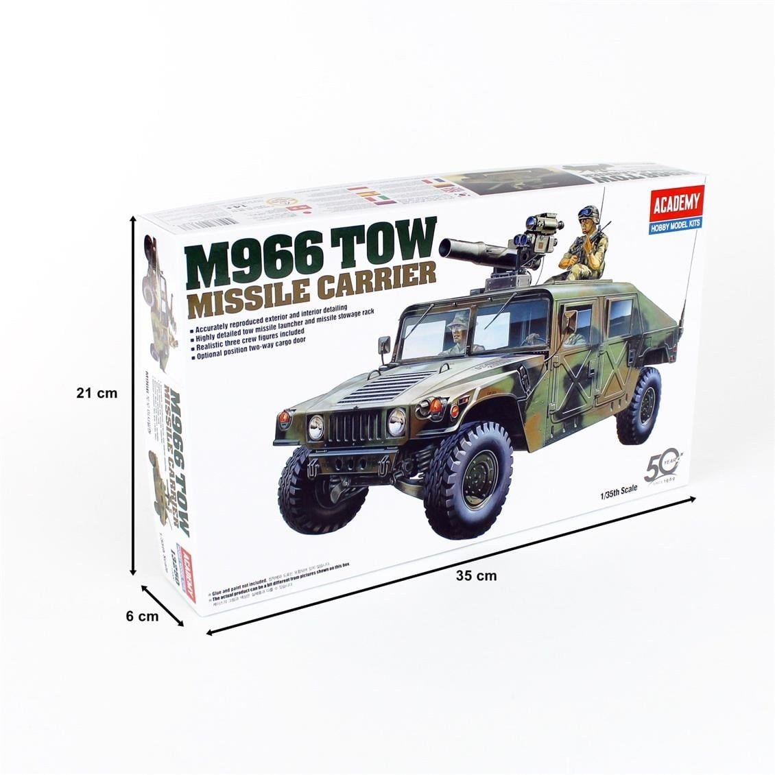 Academy 13250 1/35 Ölçek, M-966 Amerikan Personel Taşıyıcı, Plastik Model Kiti