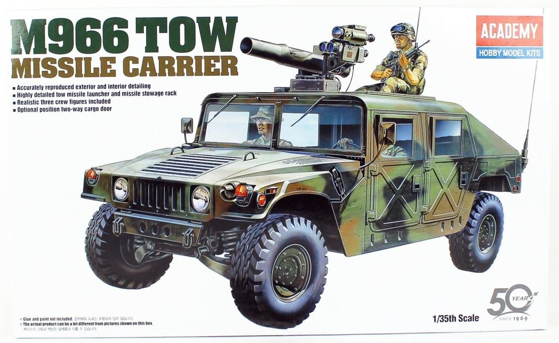 Academy 13250 1/35 Ölçek, M-966 Amerikan Personel Taşıyıcı, Plastik Model Kiti