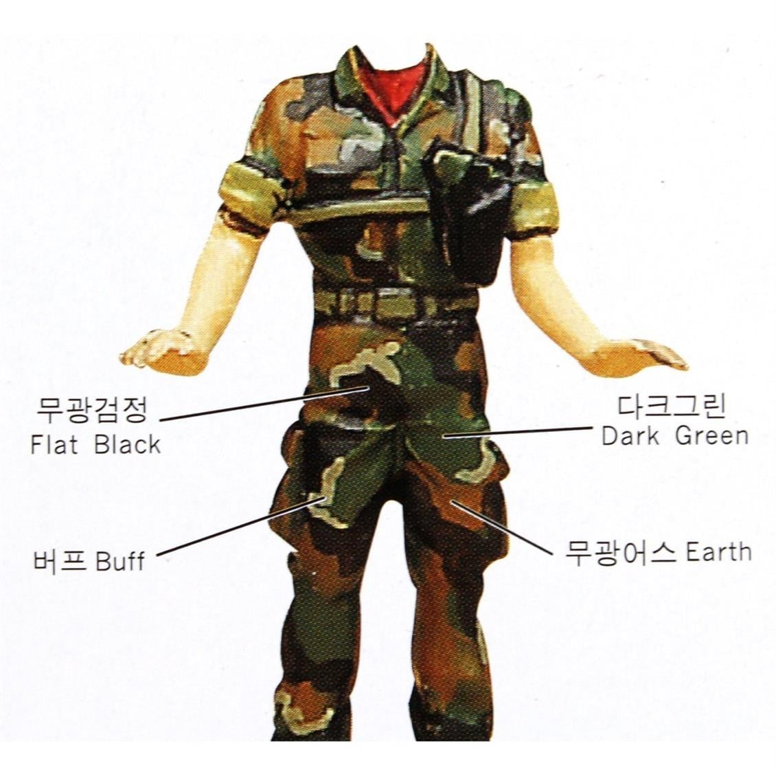 Academy 13251 1/35 Ölçek, ROK Army Tank Mürettebatı, Plastik Model Kiti