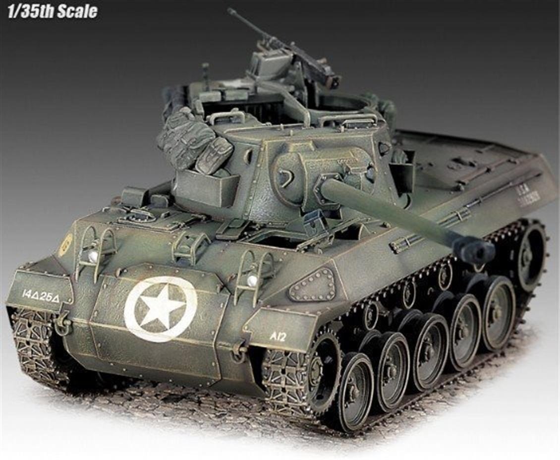 Academy 13255 1/35 Ölçek, US ARMY M-18 Hellcat Tankı, Plastik Model Kiti