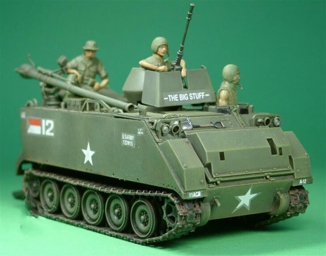 Academy 13266 1/35 Ölçek, M-113A1 APC Vietnam Zırhlı Personel Taşıyıcı, Plastik Model Kiti