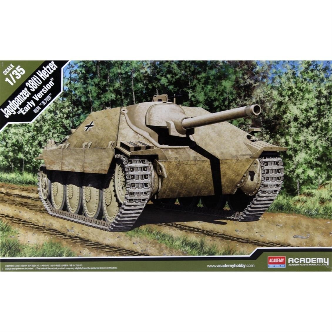 Academy 13278 1/35 Ölçek, Jagdpanzer 38 ton Hetzer (Early Version]) Tankı, Plastik Model Kiti