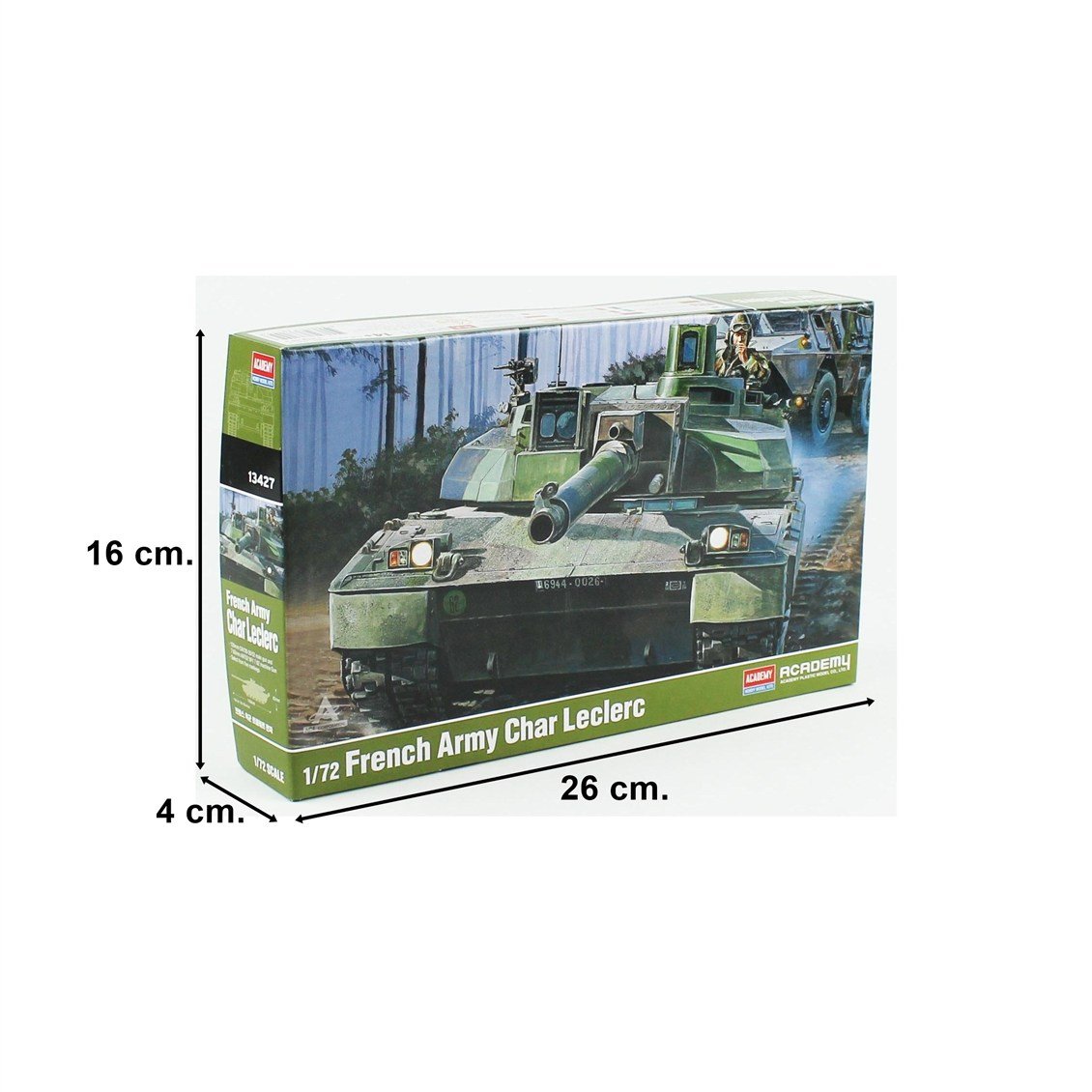 Academy 13427 1/72 French Army Char Leclerc Tankı, Plastik Model Kiti
