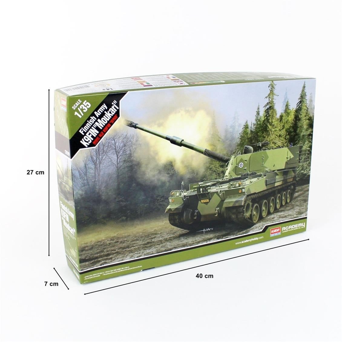 Academy 13519 1/35 Ölçek, K9FIN Moukari Finlandiya Ordusu Tankı, Plastik Model Kiti