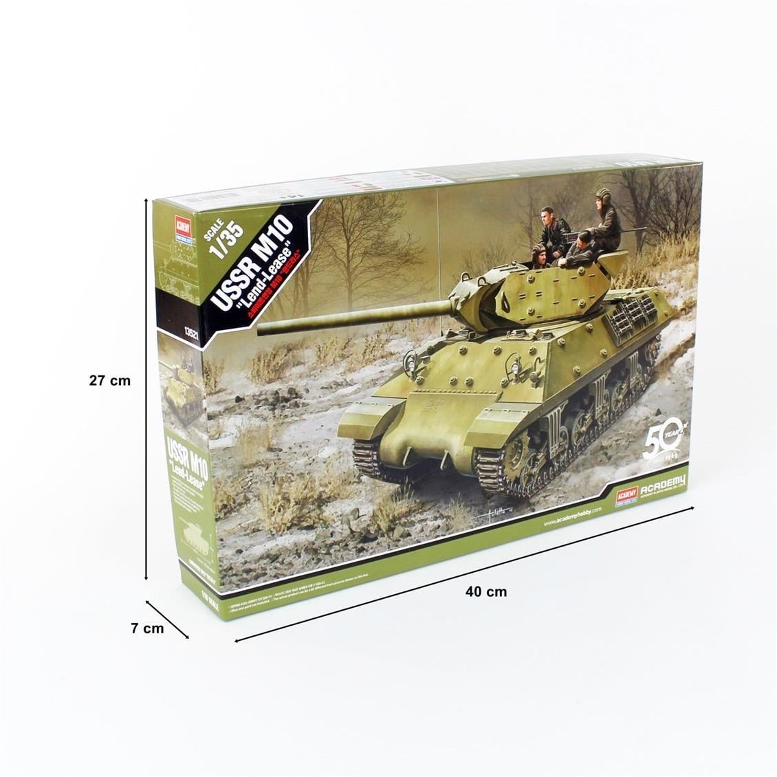 Academy 13521 1/35 Ölçek, USSR M10 (Lend-Lease) Tankı, Plastik Model Kiti