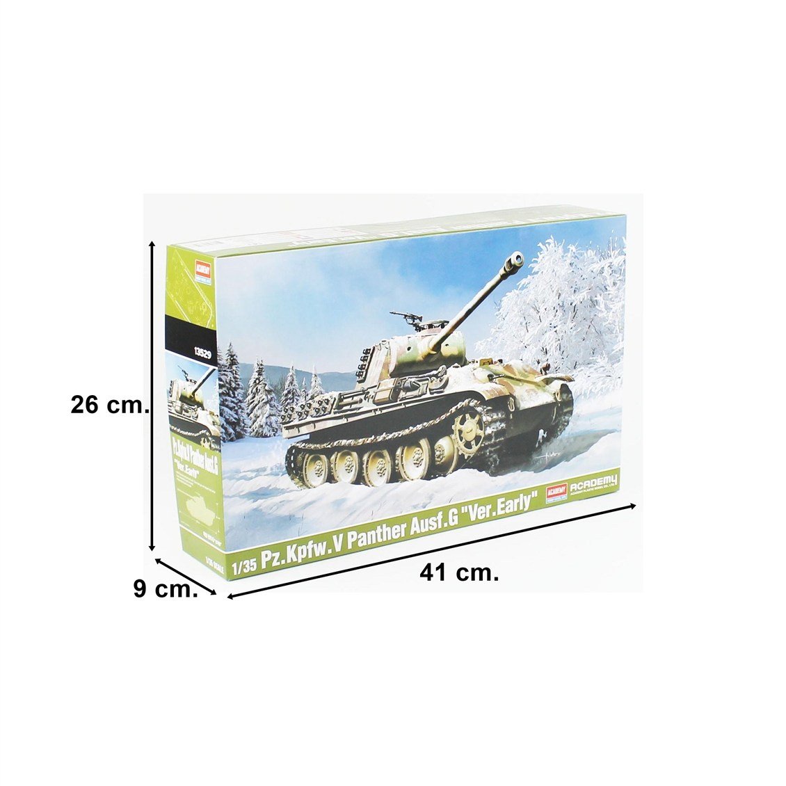 Academy 13529 1/35 Pz.Kpfw.V Panther Ausf.G (Ver.Early) Tankı, Plastik Model Kiti