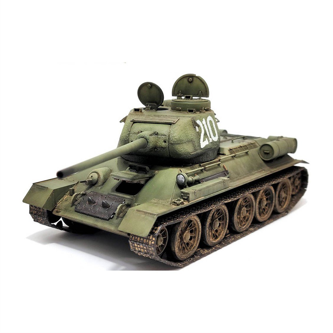 Academy 13554 1/35 Soviet Medium T-34-85 (Ural Tank Factory No. 183) Tankı, Plastik Model Kiti