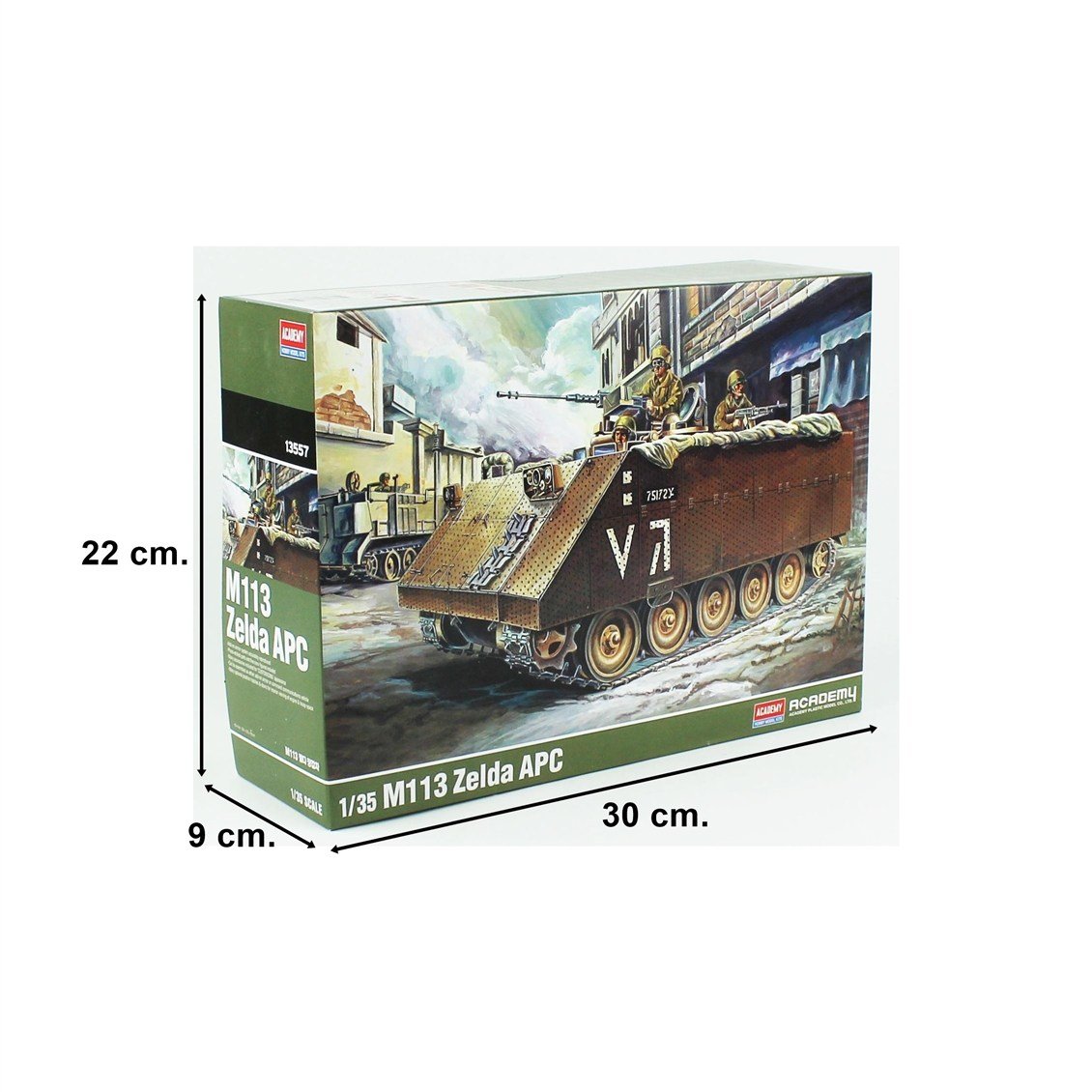 Academy 13557 1/35 M113 Zelda APC Zırhlı Personel Taşıyıcı, Plastik Model Kiti